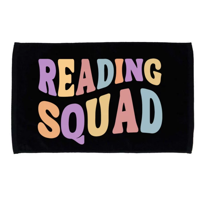 Reading Squad Book Lover Bookworm Microfiber Hand Towel