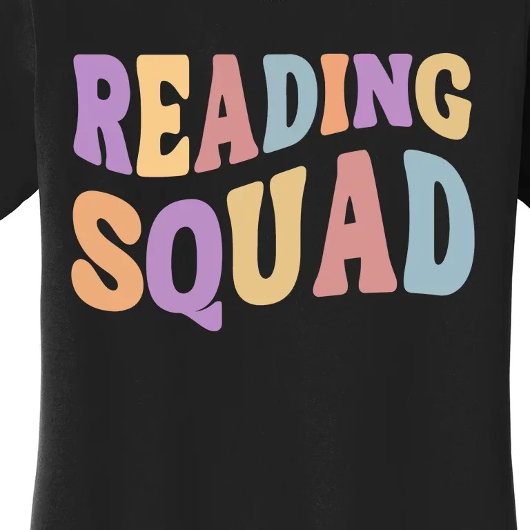 Reading Squad Book Lover Bookworm Women's T-Shirt