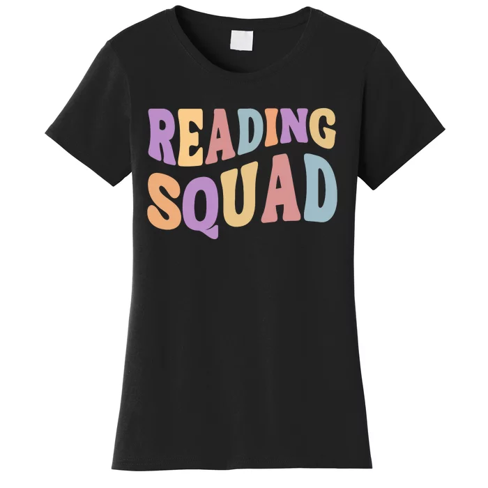 Reading Squad Book Lover Bookworm Women's T-Shirt