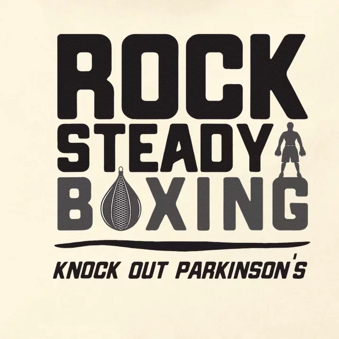 Rock Steady Boxing Knock Out Parkinsons Zip Tote Bag