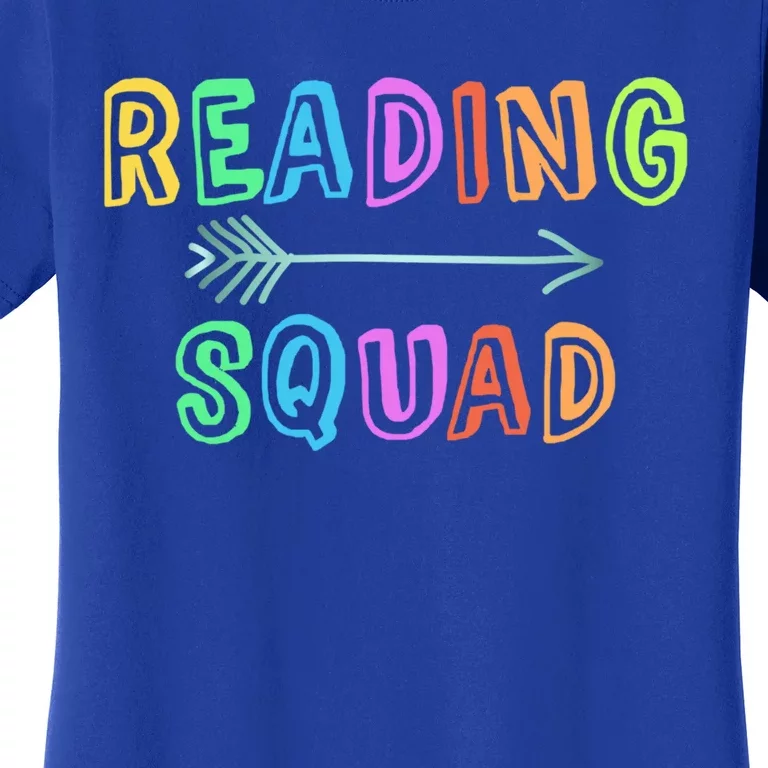 Reading Squad Back To School Kindergarten Teacher Kinder Great Gift Women's T-Shirt