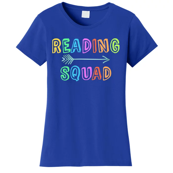 Reading Squad Back To School Kindergarten Teacher Kinder Great Gift Women's T-Shirt