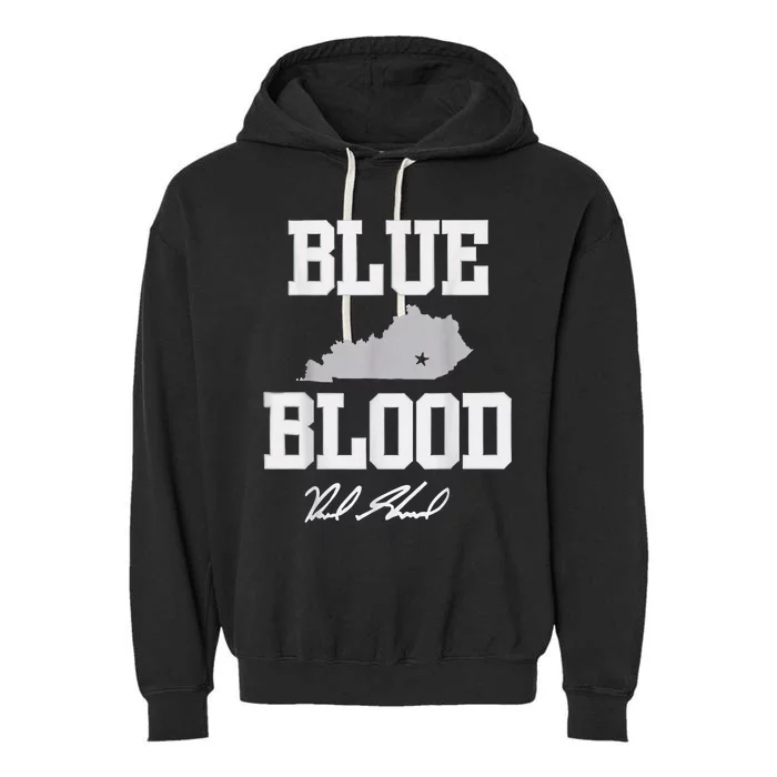 Reed Sheppard Blue Blood Garment-Dyed Fleece Hoodie