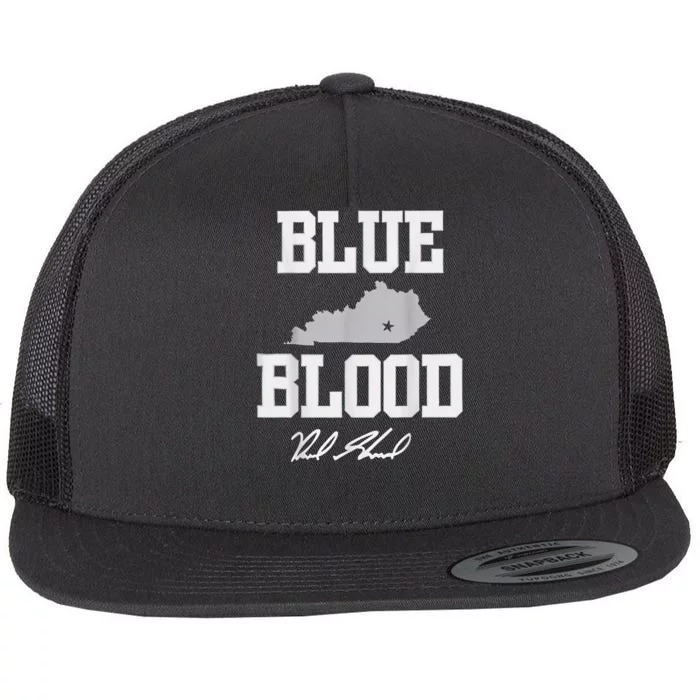 Reed Sheppard Blue Blood Flat Bill Trucker Hat