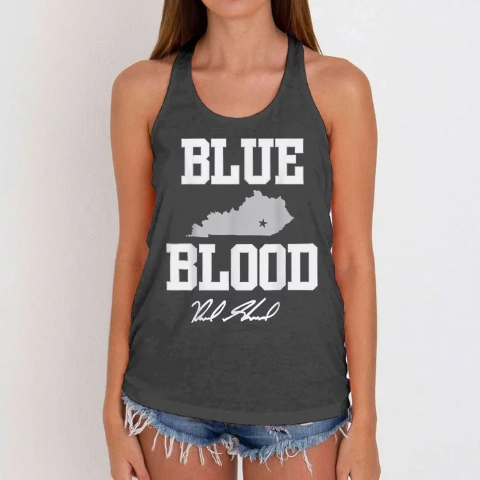 Reed Sheppard Blue Blood Women's Knotted Racerback Tank