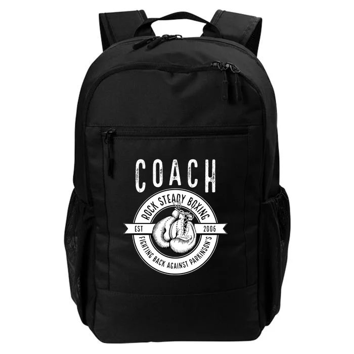 Rock Steady Boxing Coach Fight ParkinsonS Great Gift Daily Commute Backpack