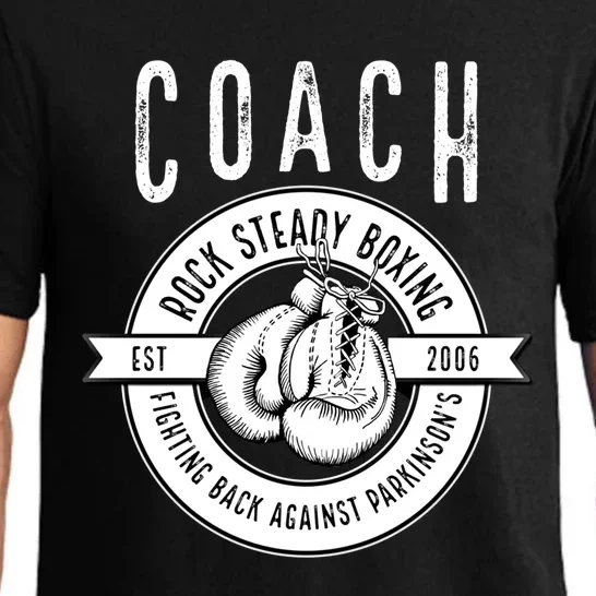 Rock Steady Boxing Coach Fight ParkinsonS Great Gift Pajama Set