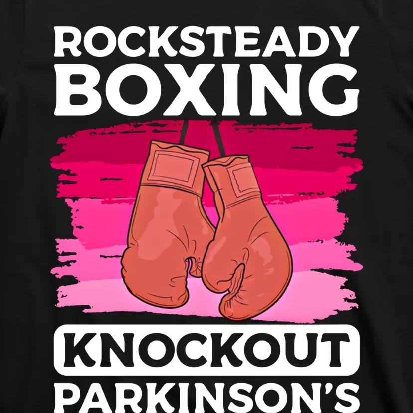 Rock Steady Boxing Knock Out ParkinsonS Awareness Meaningful Gift T-Shirt