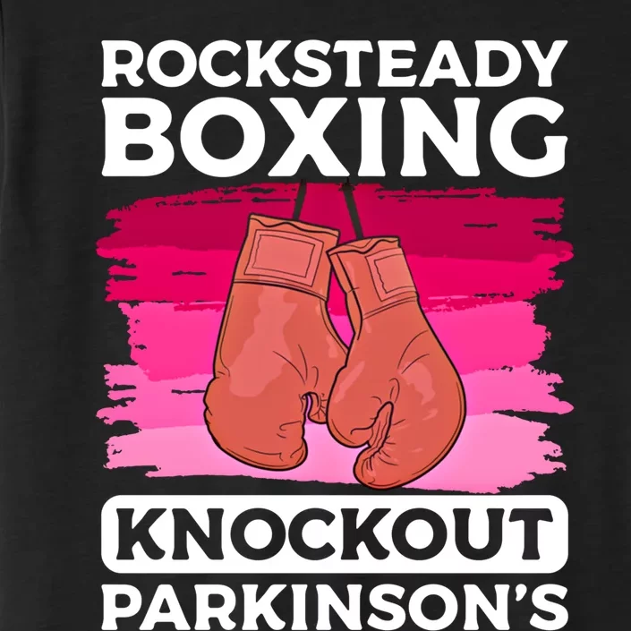 Rock Steady Boxing Knock Out ParkinsonS Awareness Meaningful Gift ChromaSoft Performance T-Shirt