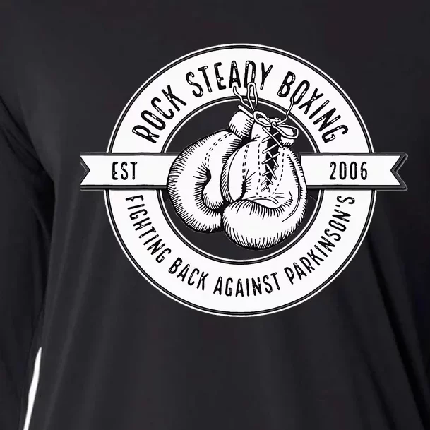 Rock Steady Boxing Fighting Back Against Parkinson Est 2006 Cooling Performance Long Sleeve Crew