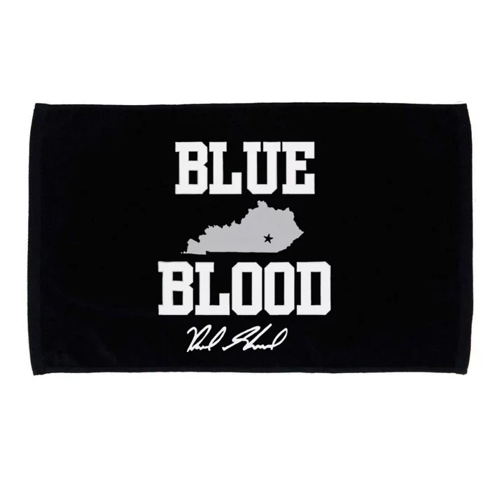 Reed Sheppard Blue Blood Microfiber Hand Towel