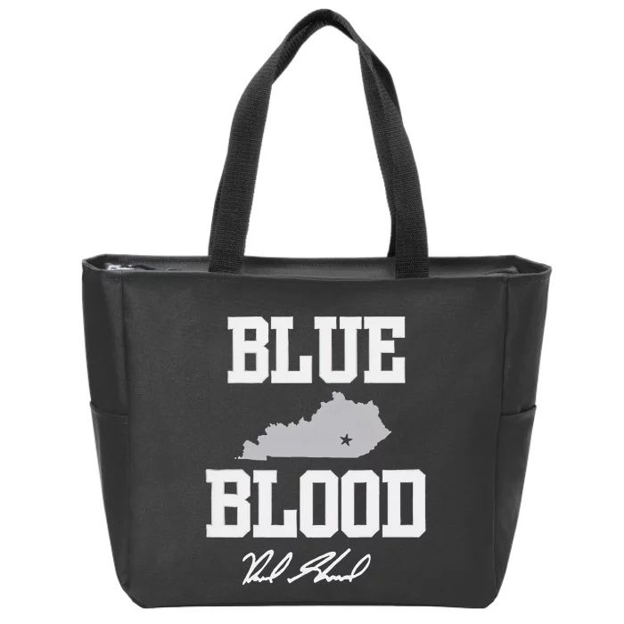 Reed Sheppard Blue Blood Zip Tote Bag