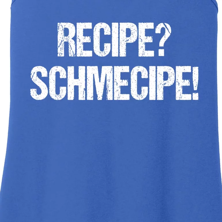 Recipe Schmecipe Bbq Grill Barbecue Gift Ladies Essential Tank