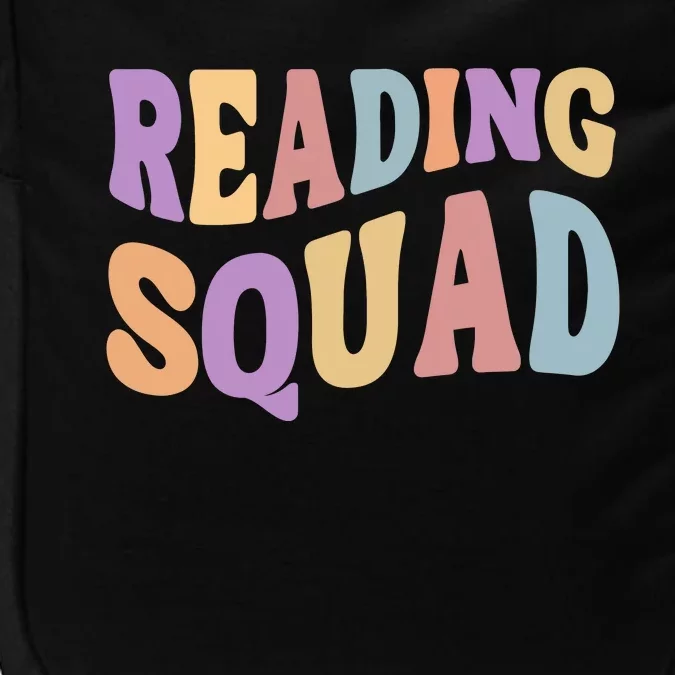 Reading Squad Book Lover Bookworm Impact Tech Backpack