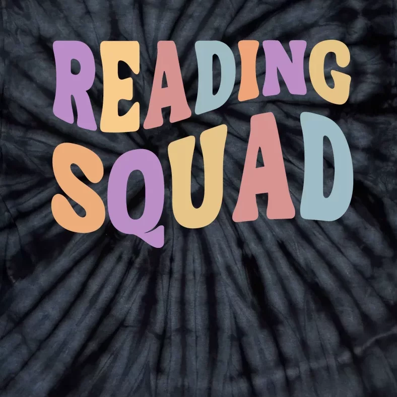 Reading Squad Book Lover Bookworm Tie-Dye T-Shirt