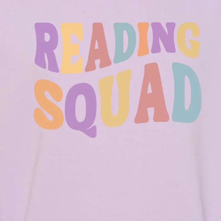 Reading Squad Book Lover Bookworm Garment-Dyed Sweatshirt