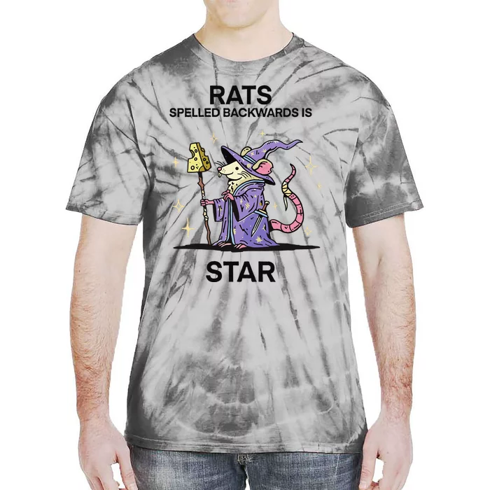 Rats Spelled Backwards Is Star Tie-Dye T-Shirt