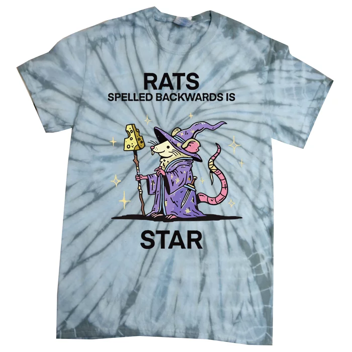 Rats Spelled Backwards Is Star Tie-Dye T-Shirt