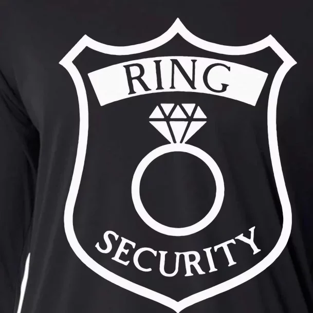 Ring Security Badge Best Man Or Ring Bearer Cooling Performance Long Sleeve Crew