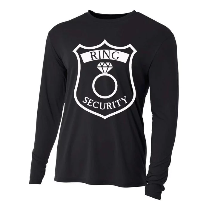 Ring Security Badge Best Man Or Ring Bearer Cooling Performance Long Sleeve Crew