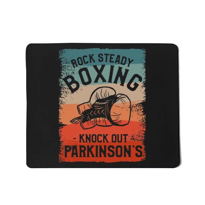 Rock Steady Boxing Knock Out Parkinsons Awareness Mousepad