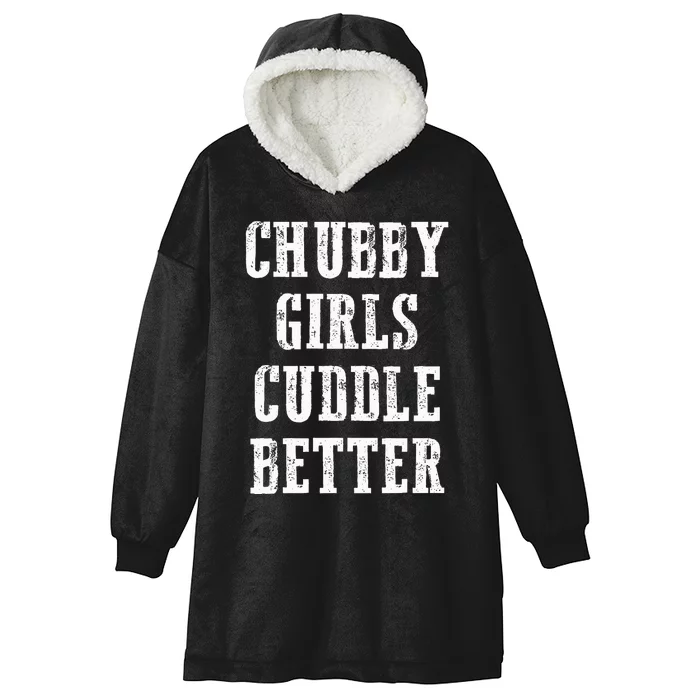 retro SSBBW BBW Lover Chubby Cuddle Better Hooded Wearable Blanket