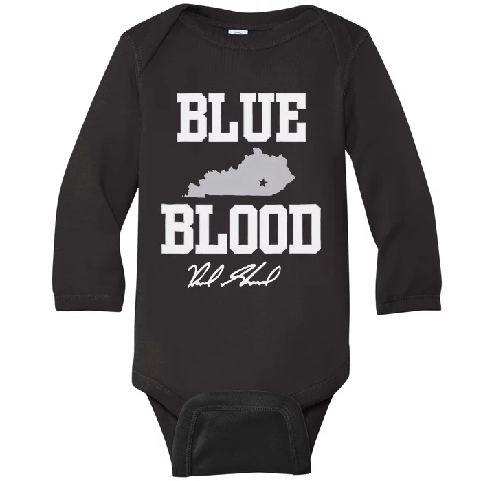 Reed Sheppard Blue Blood Baby Long Sleeve Bodysuit