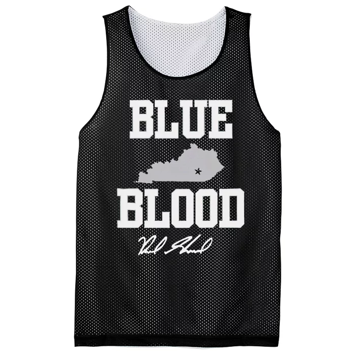 Reed Sheppard Blue Blood Mesh Reversible Basketball Jersey Tank