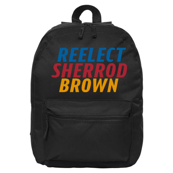 Reelect Sherrod Brown 16 in Basic Backpack