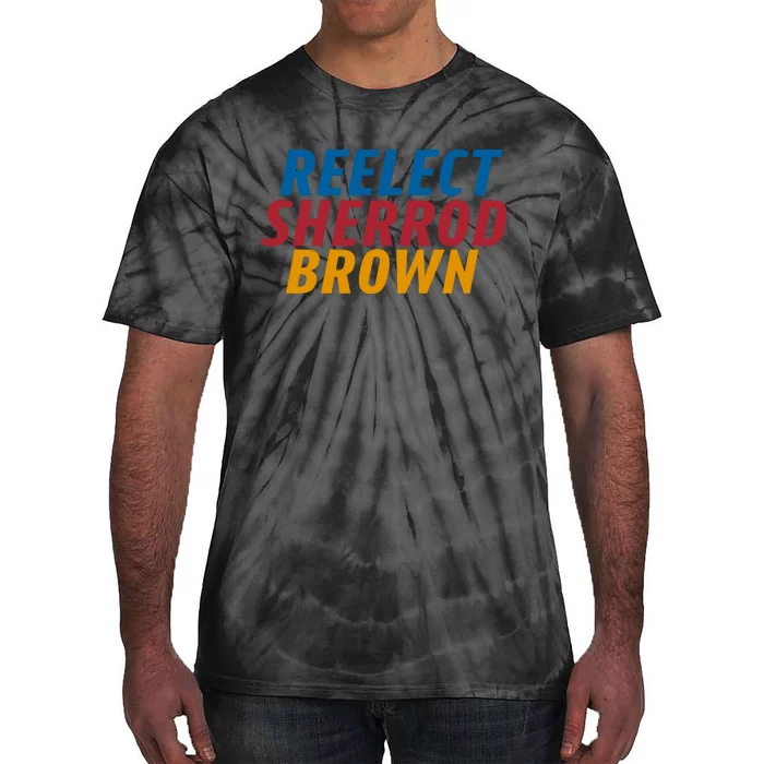 Reelect Sherrod Brown Tie-Dye T-Shirt