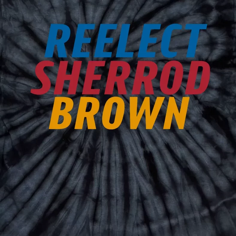 Reelect Sherrod Brown Tie-Dye T-Shirt