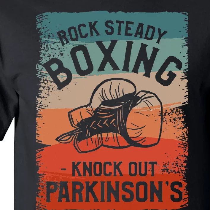 Rock Steady Boxing Knock Out ParkinsonS Awareness Tall T-Shirt