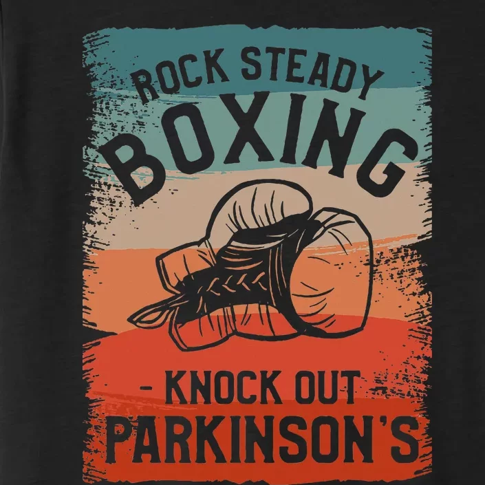 Rock Steady Boxing Knock Out ParkinsonS Awareness ChromaSoft Performance T-Shirt