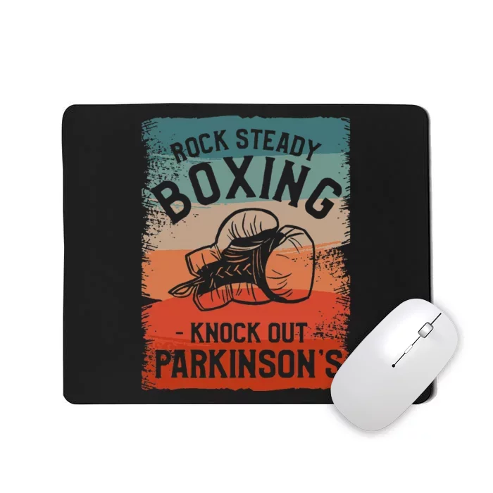 Rock Steady Boxing Knock Out ParkinsonS Awareness Mousepad