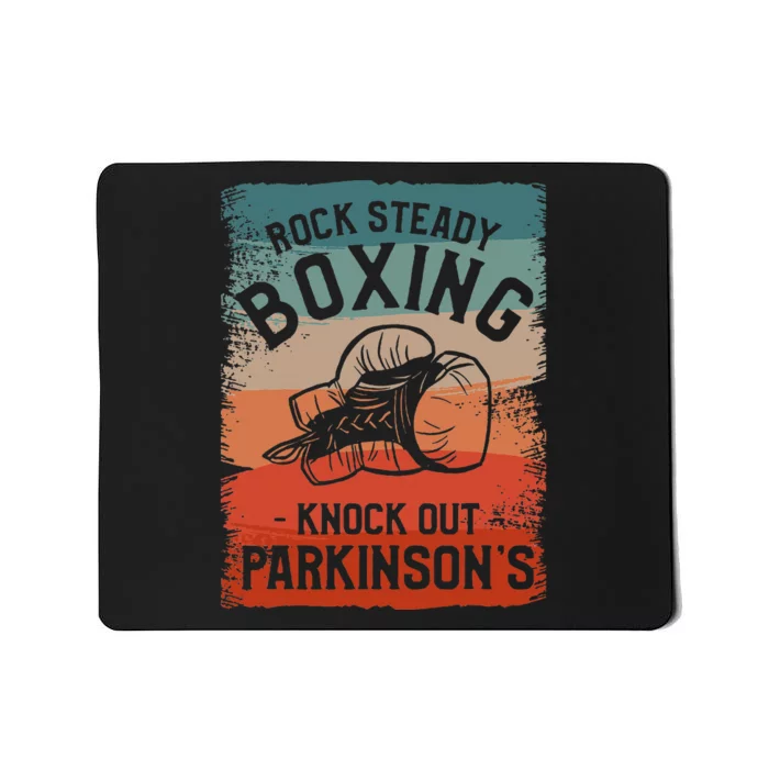 Rock Steady Boxing Knock Out ParkinsonS Awareness Mousepad