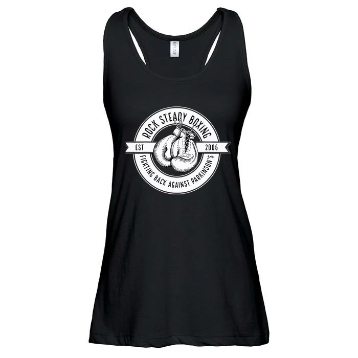 Rock Steady Boxing Fighting Back Against Parkinson Est 2006 Ladies Essential Flowy Tank