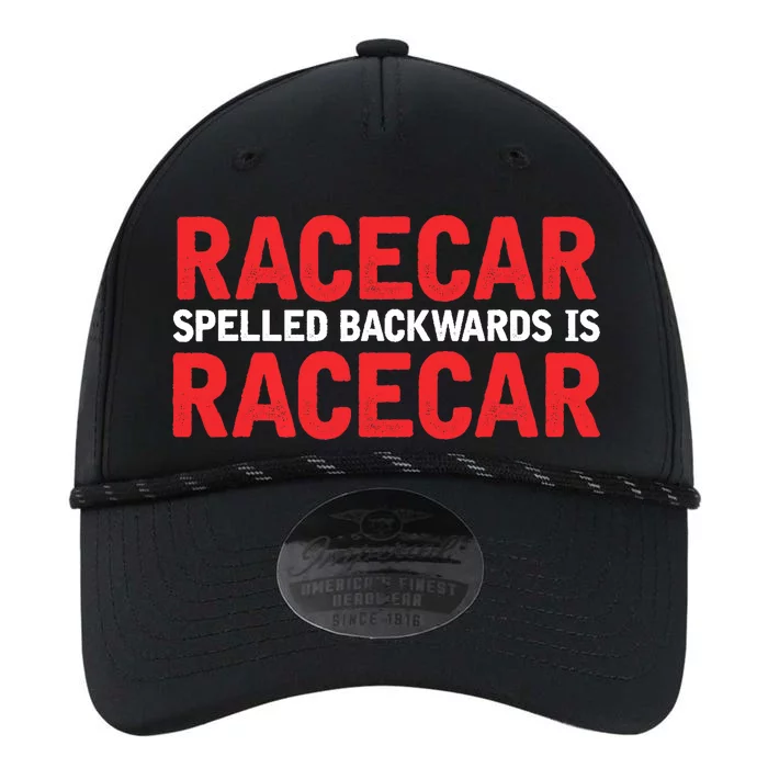 Racecar Spelled Backwards Car Drag Racing Lover Design Performance The Dyno Cap