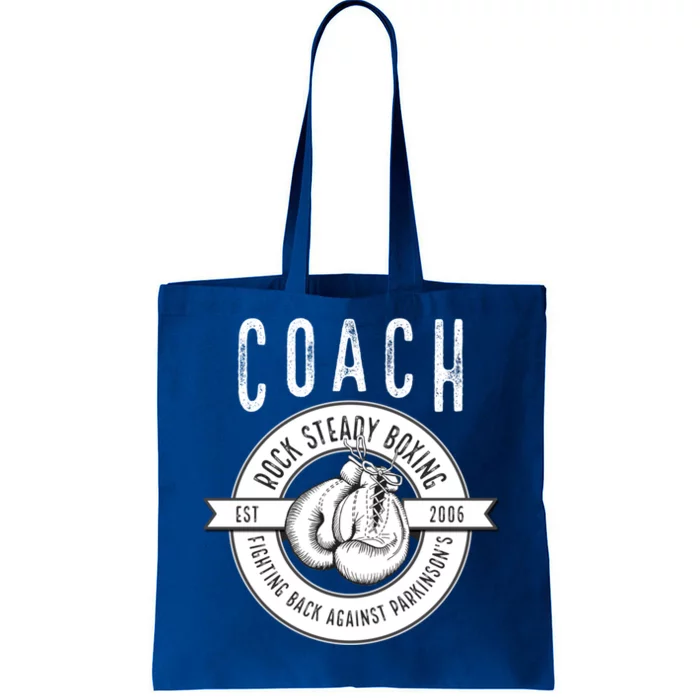 Rock Steady Boxing Coach Fight ParkinsonS Gift Tote Bag