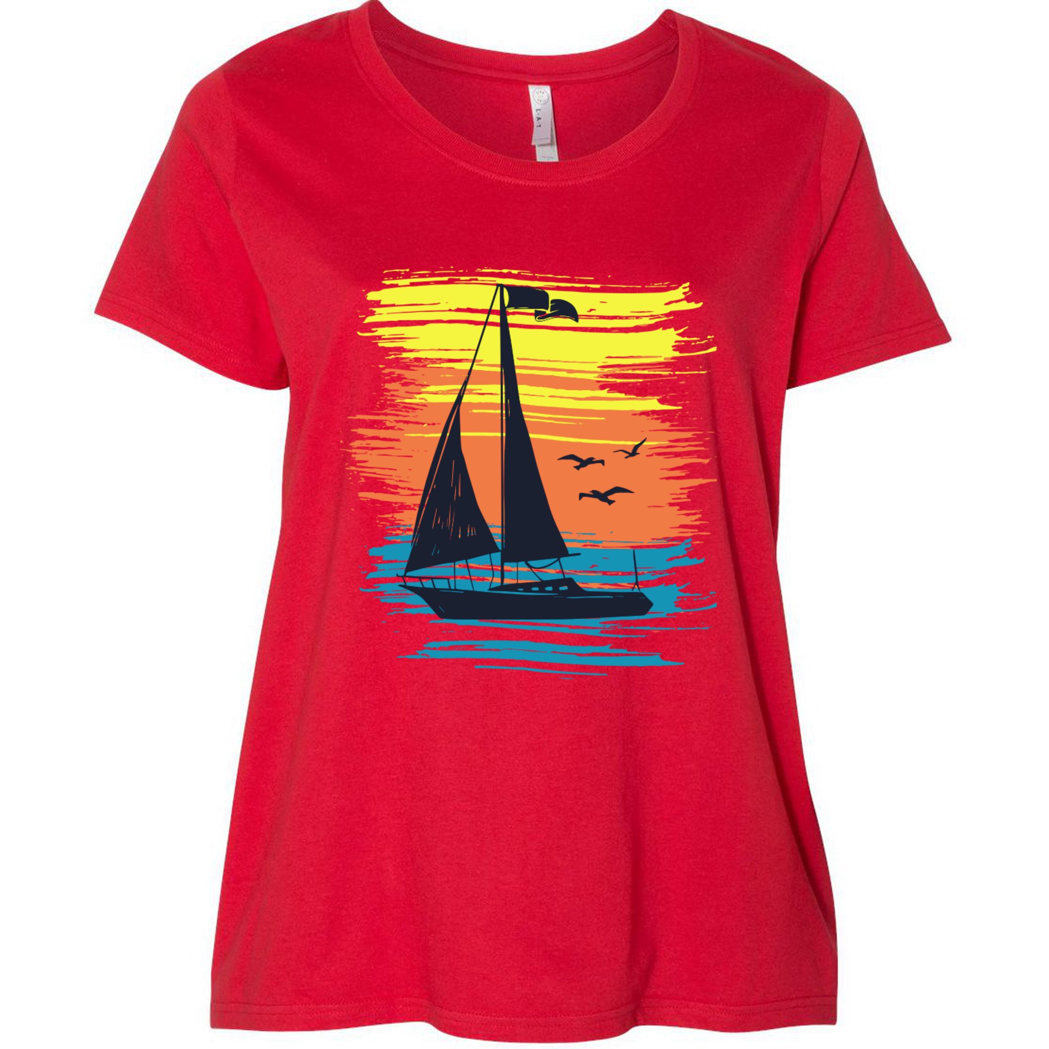 Sailing Shirt Vintage Retro Sail Boat Men's T-shirt Sail Boat Icon Shirt -   Canada