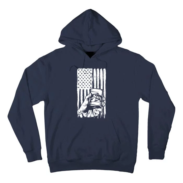 Retro Scotch Bourbon Whisky 4th Of July Tall Hoodie