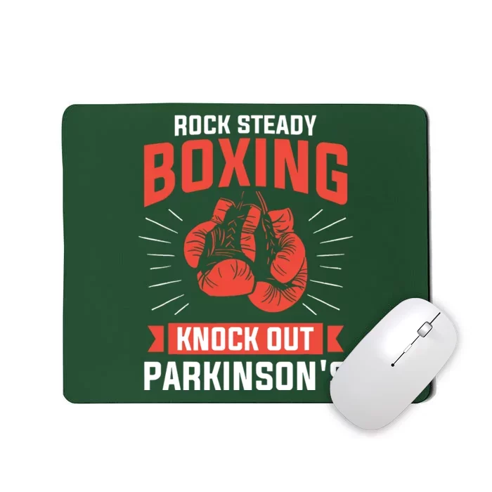 Rock Steady Boxing Knock Out Parkinsons Boxer Mousepad