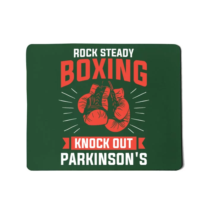 Rock Steady Boxing Knock Out Parkinsons Boxer Mousepad