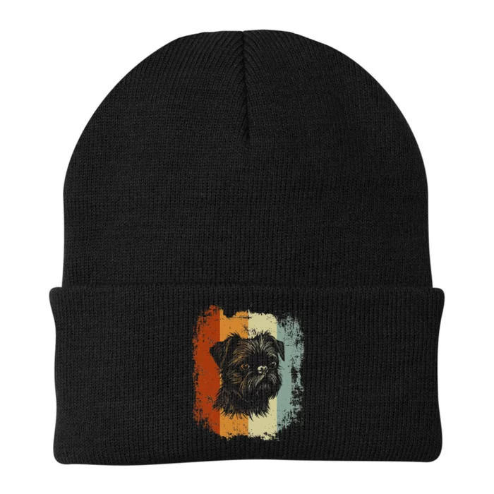 Retro Style Brussels Griffon Dog Knit Cap Winter Beanie