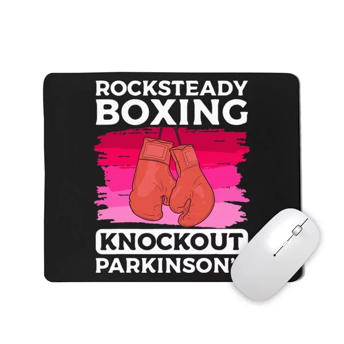 Rock Steady Boxing Knock Out ParkinsonS Awareness Mousepad