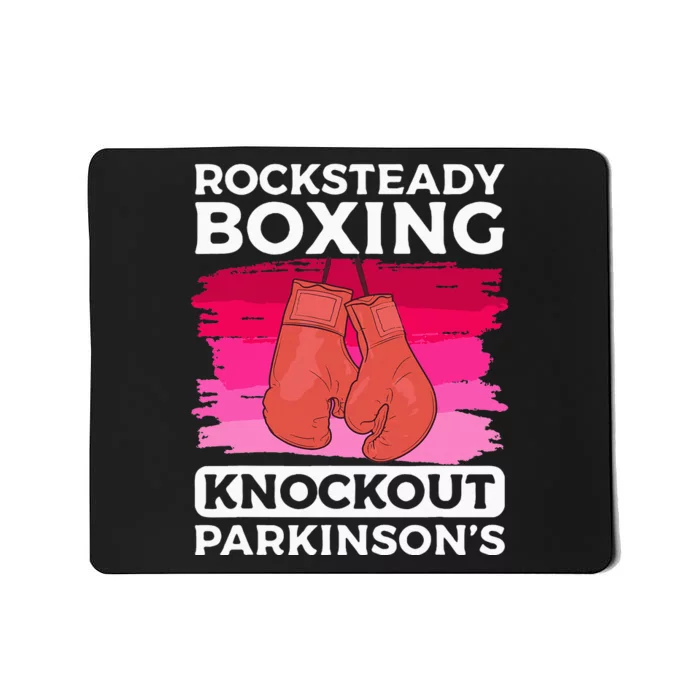 Rock Steady Boxing Knock Out ParkinsonS Awareness Mousepad