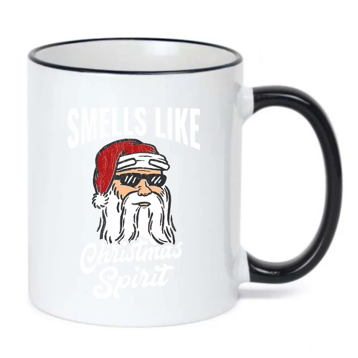 Rock Santa Christmas Music Cool Gift Black Color Changing Mug