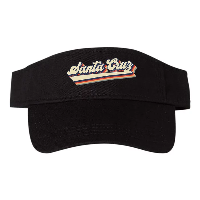 Retro Santa Cruz California Saying Surfer Valucap Bio-Washed Visor