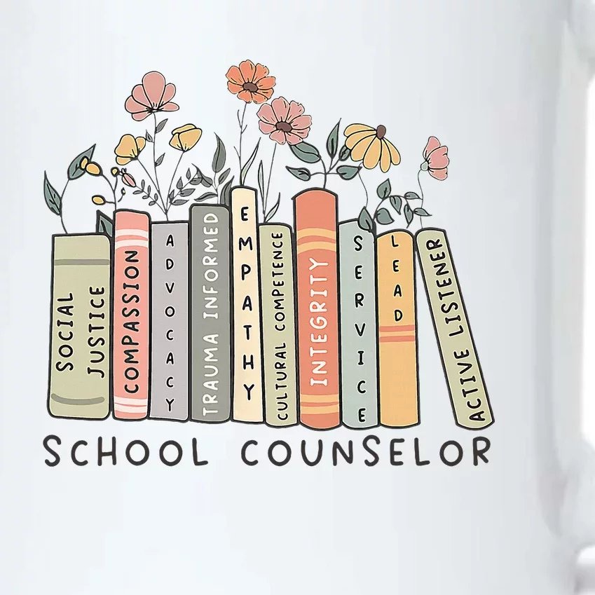 Retro School Counselor Therapist Mental Health Advocate Black Color Changing Mug