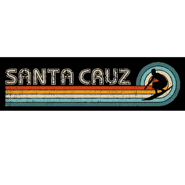 Retro Santa Cruz California Surfing Santa Cruz Bumper Sticker