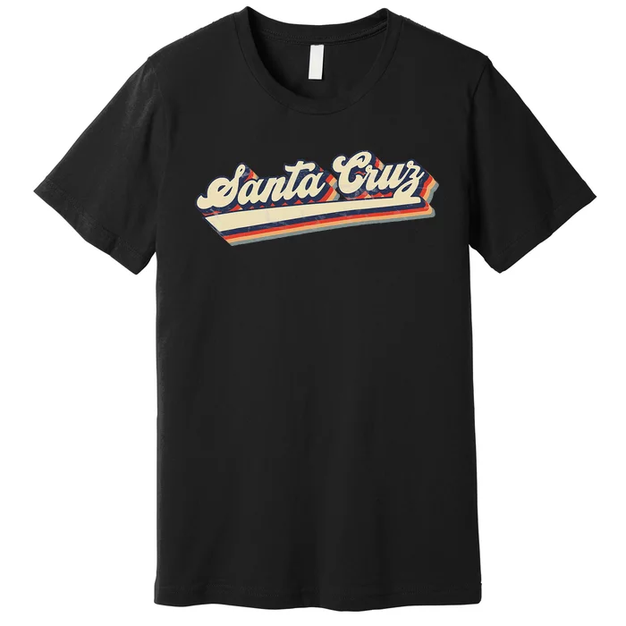 Retro Santa Cruz California Premium T-Shirt